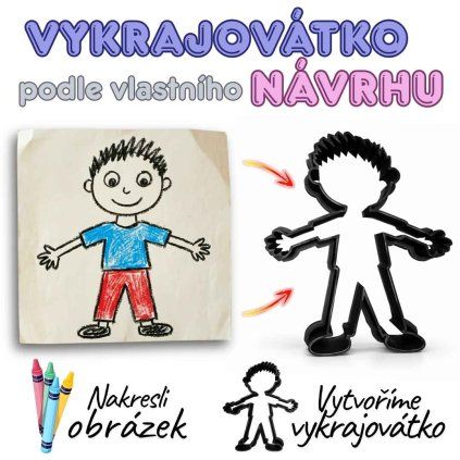 vykrajovátko podle vlastního návrhu
