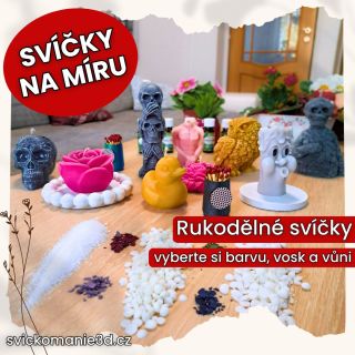 🔥 Hledáte originální dárek nebo si chcete udělat radost? Naše ručně vyráběné svíčky nejsou jen tak obyčejné!🕯️